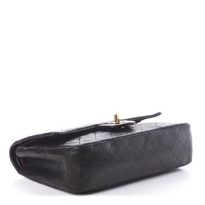 Chanel Lambskin Quilted Medium Double Flap Black 3 of 8