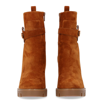 Christian Louboutin Veau Velours Dianouchette Lug Chelsea 100 Boots 40.5 Toscan 3 of 9