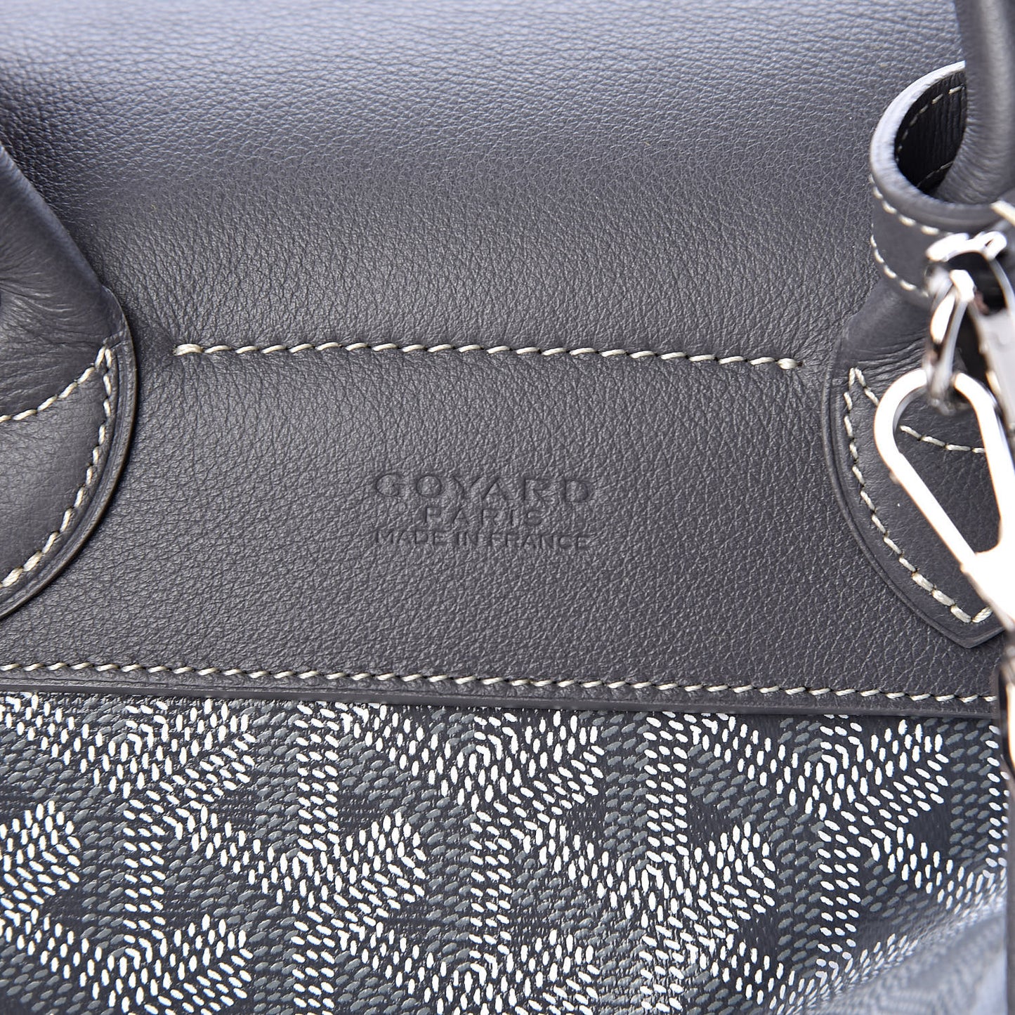 Goyardine Calfskin Mini Alpin Backpack Grey