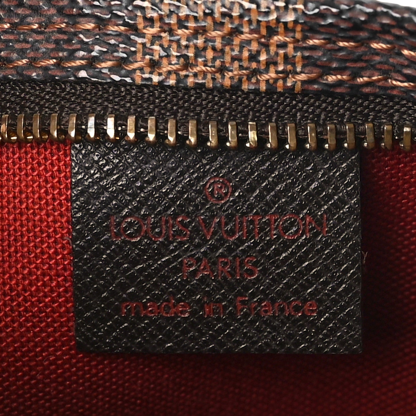 Damier Ebene Trousse Make Up Bag Pochette