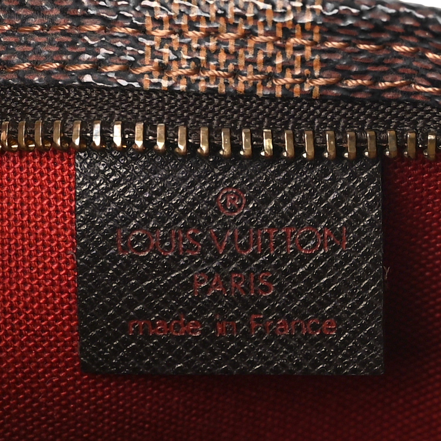 Louis Vuitton Damier Ebene Trousse Make Up Bag Pochette 6 of 8