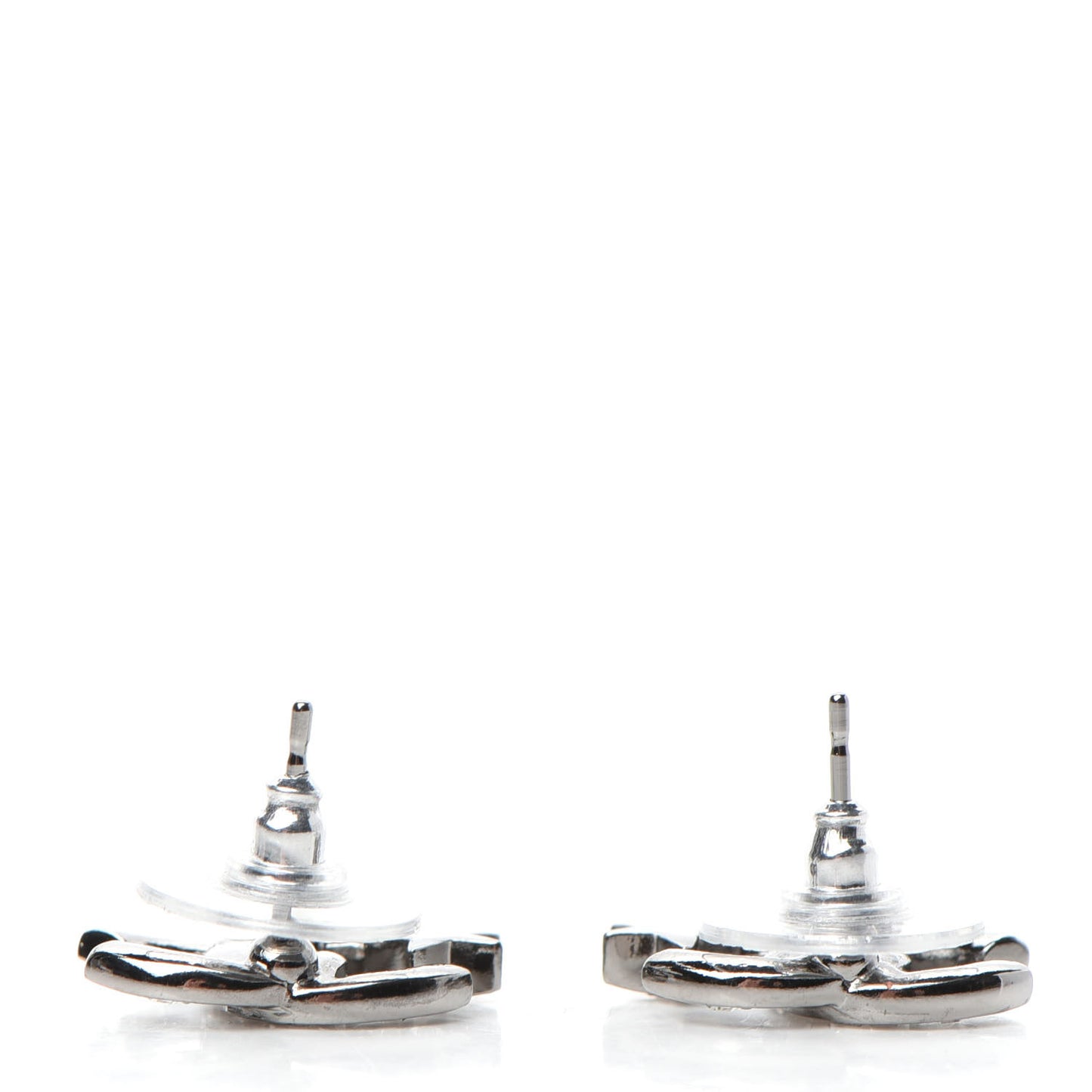 Crystal CC Starfall Earrings Silver