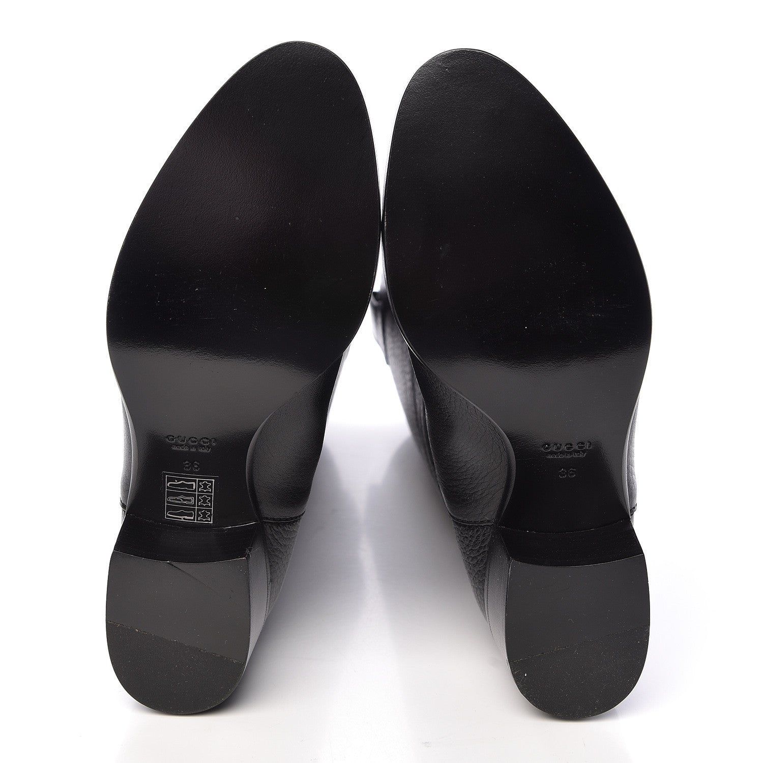 Gucci Cellarius Soft Calfskin Riding Boots 36 Black 5 of 9