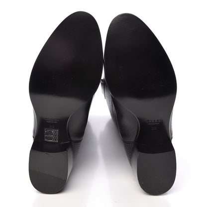 Gucci Cellarius Soft Calfskin Riding Boots 36 Black 5 of 9