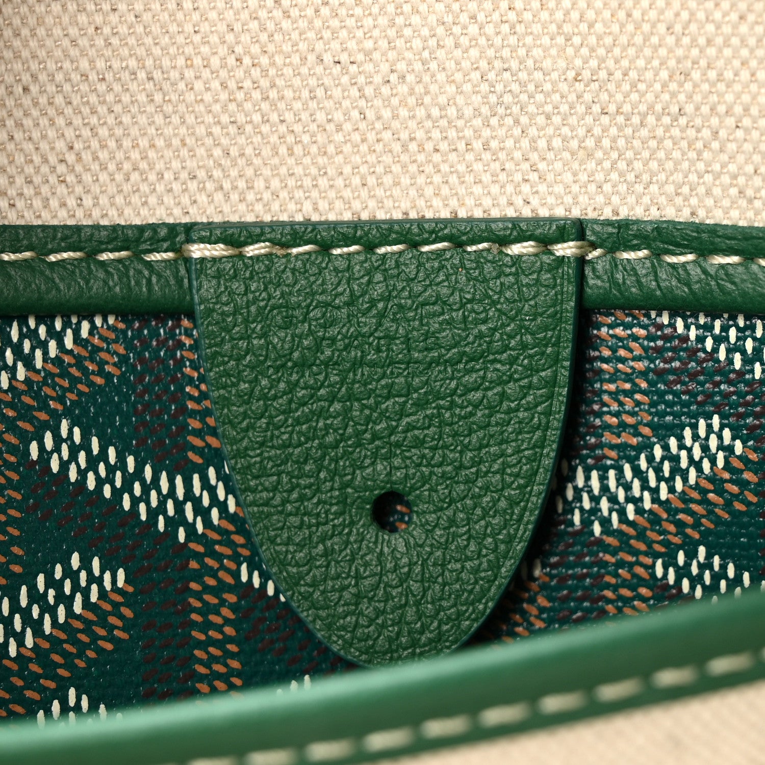 Goyard Goyardine Artois PM Green 6 of 11