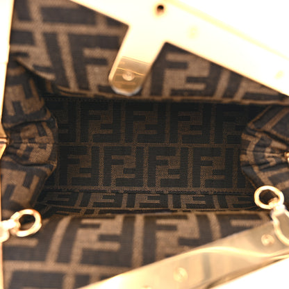 Fendi Vitello Grace Intreccio Small Fendi First Tortora White Rice 5 of 11