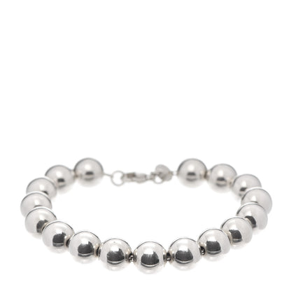 Tiffany Sterling Silver 10mm HardWear Ball Bracelet 1 of 4