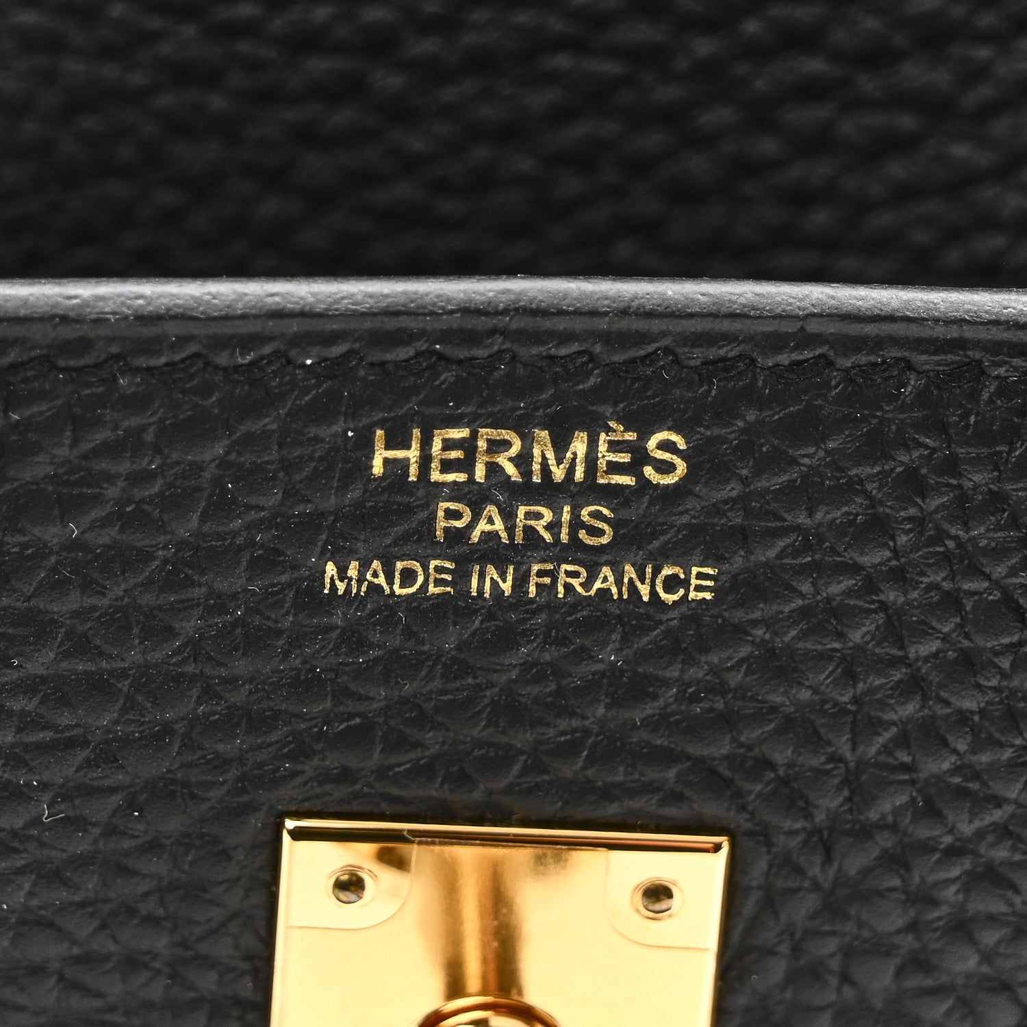 Hermes Togo Birkin 25 Black 6 of 11