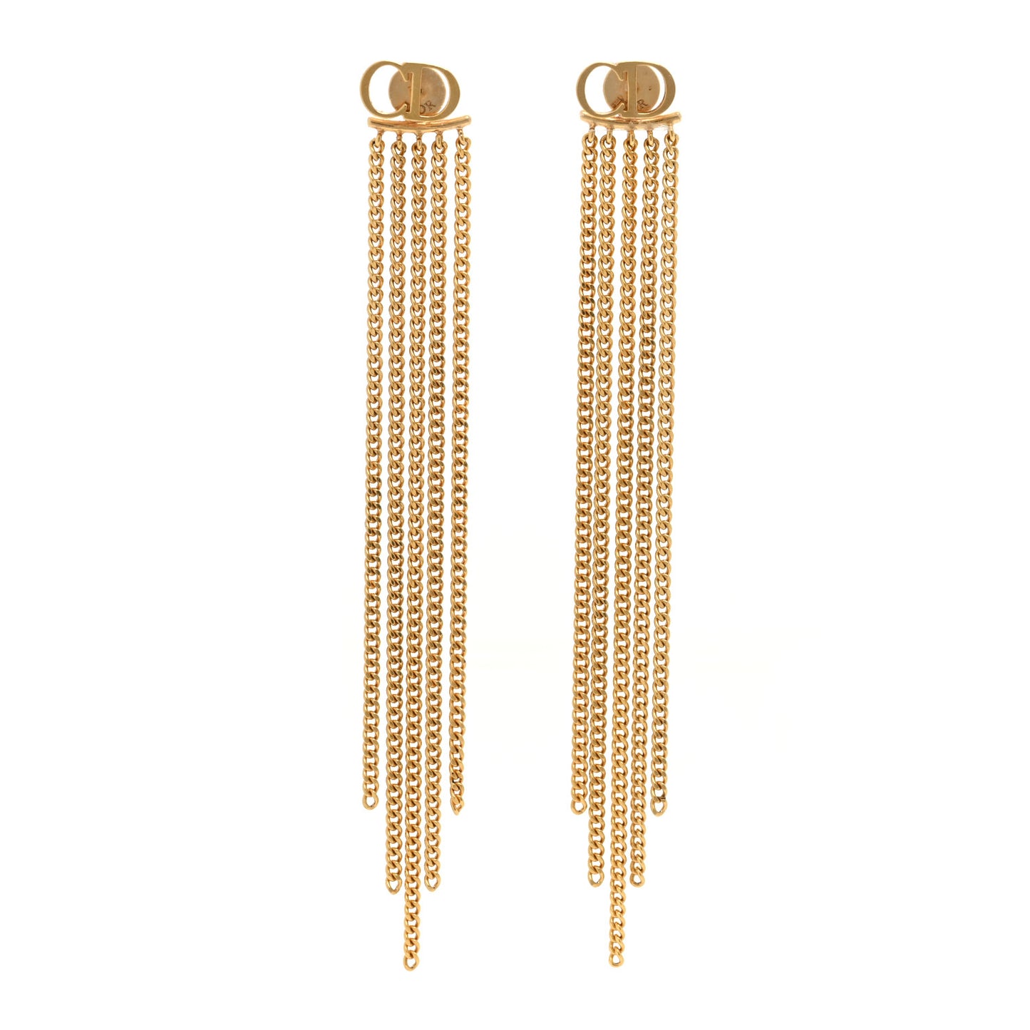 Danseuse Etolie Chain Drop Earrings Gold
