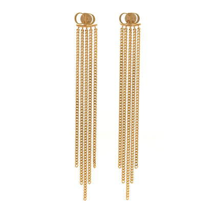 Christian Dior Danseuse Etolie Chain Drop Earrings Gold 1 of 4