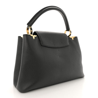 Louis Vuitton Taurillon Embellished Flower Crown Capucines MM Black 3 of 13