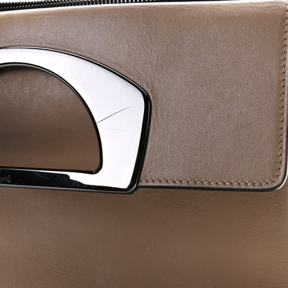 Christian Louboutin Grained Calfskin Passage Messenger Black Beige 13 of 18