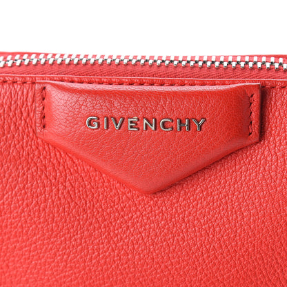 Givenchy Sugar Goatskin Small Antigona Beauty Wristlet Red 9 of 9