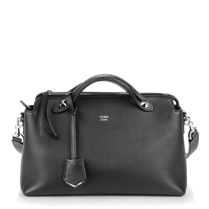 Fendi Vitello Dolce Medium By The Way Boston Bag Black 1 of 7