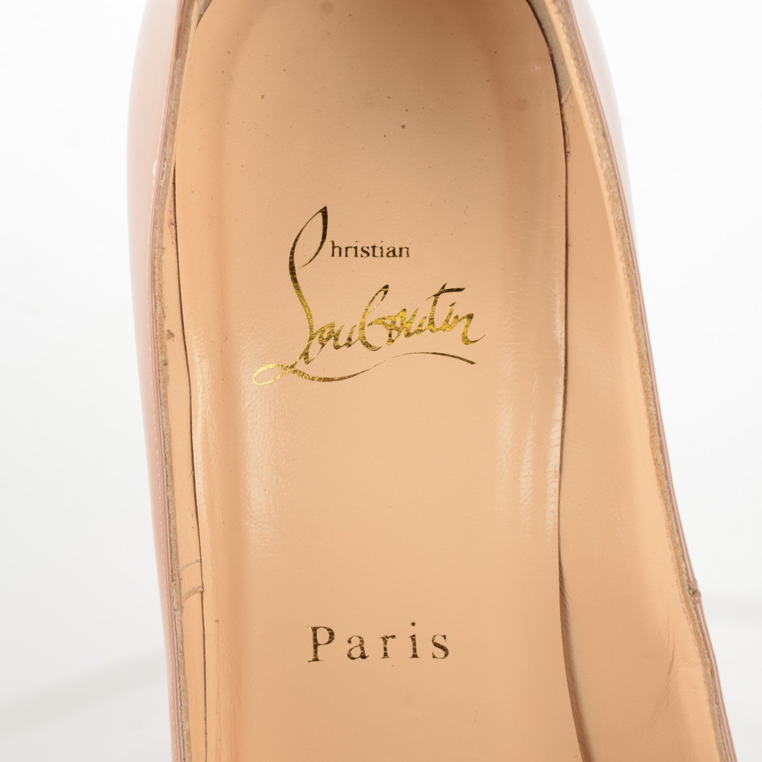 Christian Louboutin Patent So Kate 120 Pumps 39 Nude 8 of 8