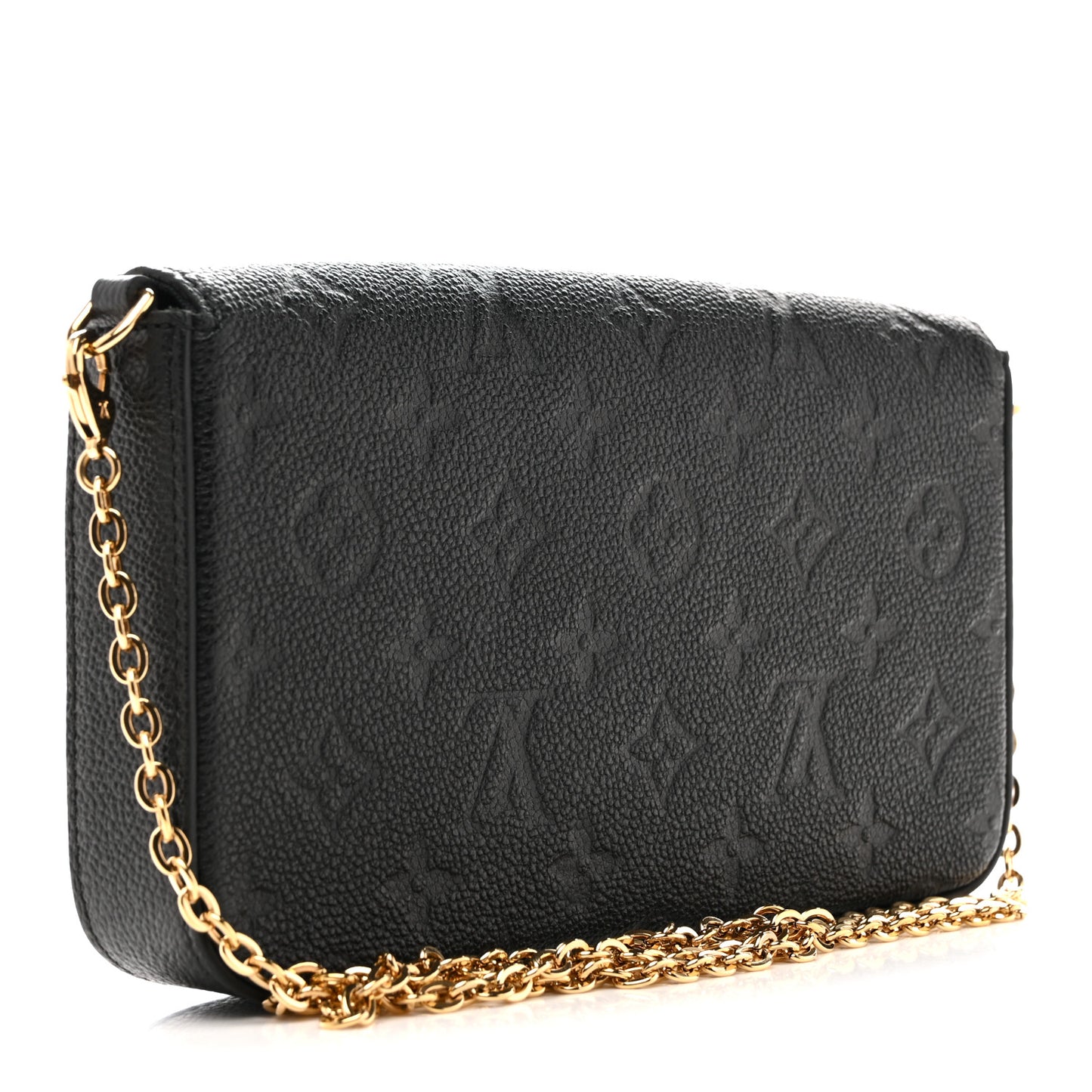 Empreinte Pochette Felicie Chain Wallet Black