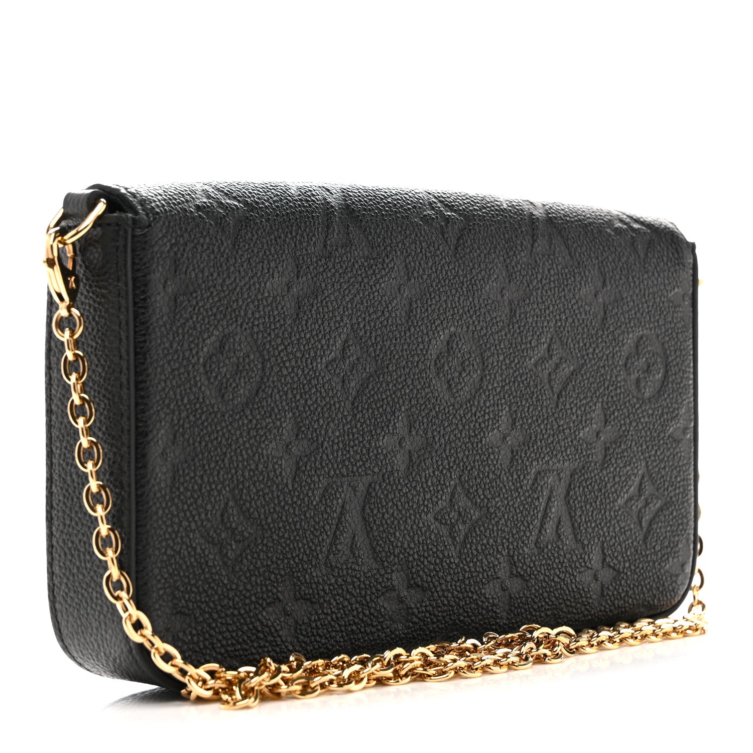 Louis Vuitton Empreinte Pochette Felicie Chain Wallet Black 4 of 16