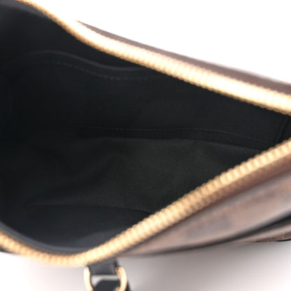 Louis Vuitton Damier Ebene Odeon PM Black 5 of 9
