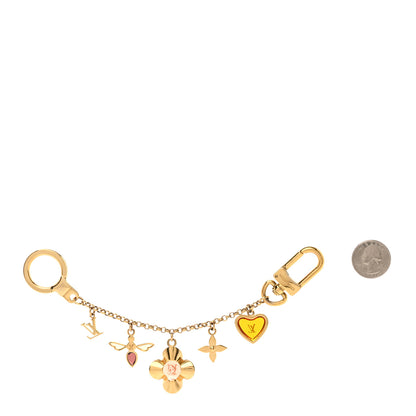 Louis Vuitton Bee Flower Chain Key Charm 2 of 4