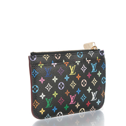 Louis Vuitton Monogram Multicolor Key Pouch Black Grenade 3 of 7