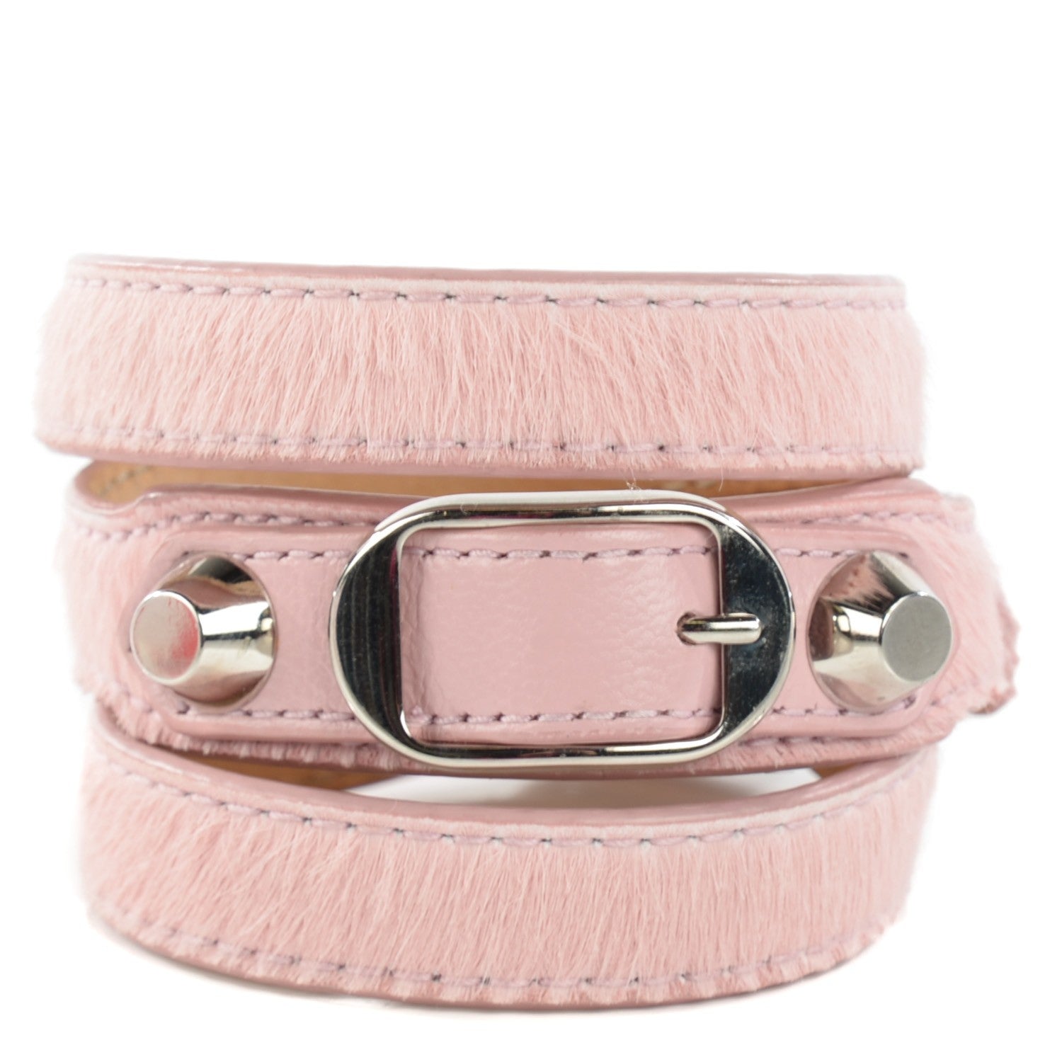 Balenciaga Agneau Arena Classic Hardware Double Tour Bracelet 1 of 6
