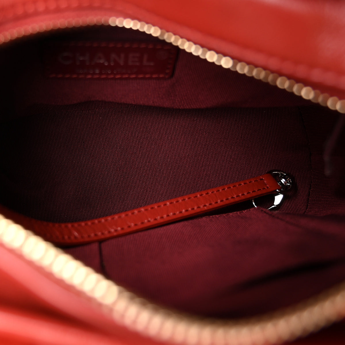 Chanel Shearling Small Gabrielle Hobo Red 5 of 10