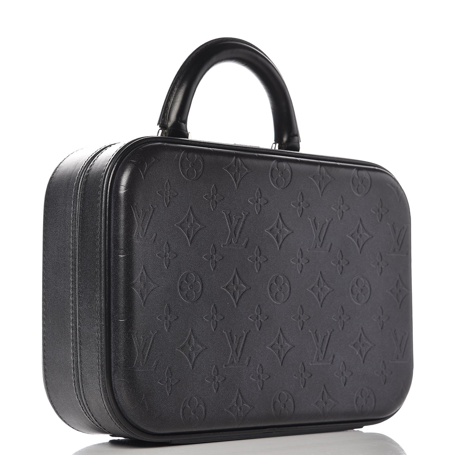 Louis Vuitton Monogram Glace Valisette PM Black 3 of 7
