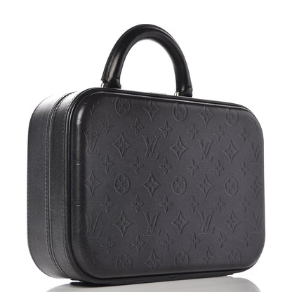 Louis Vuitton Monogram Glace Valisette PM Black 3 of 7