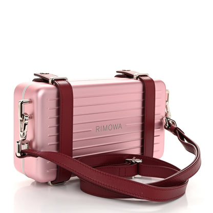 Christian Dior X RIMOWA Aluminum Personal Clutch On Strap Rose 3 of 11