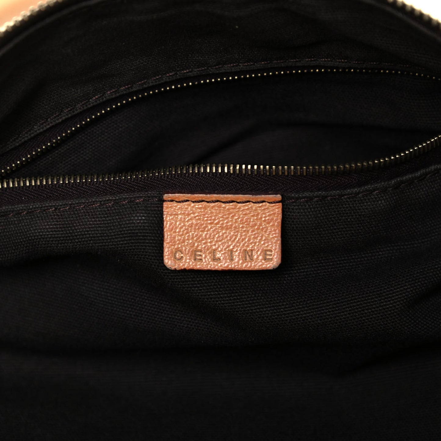 Perforated Calfskin Satchel Brown