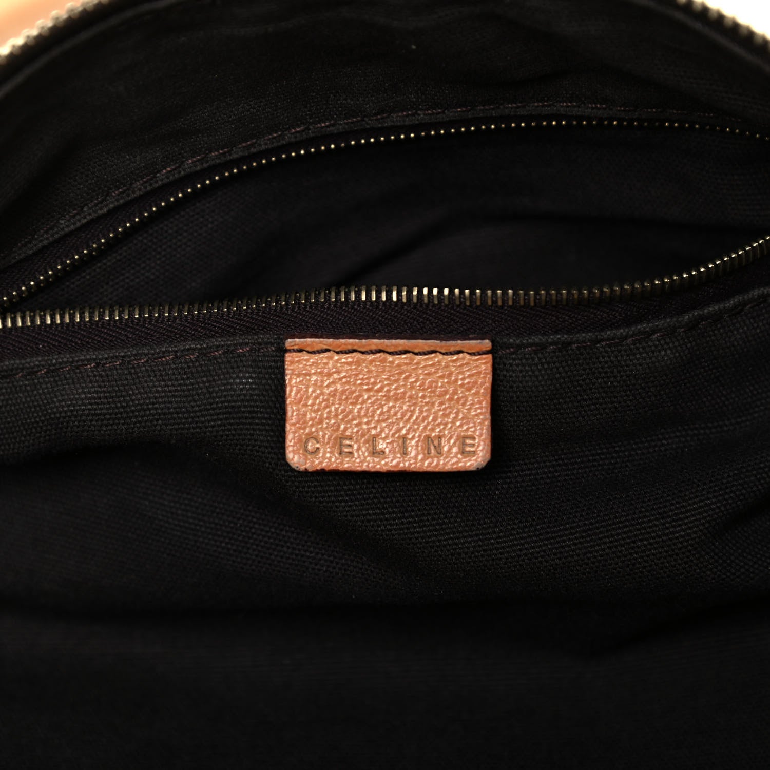Celine Perforated Calfskin Satchel Brown 6 of 9