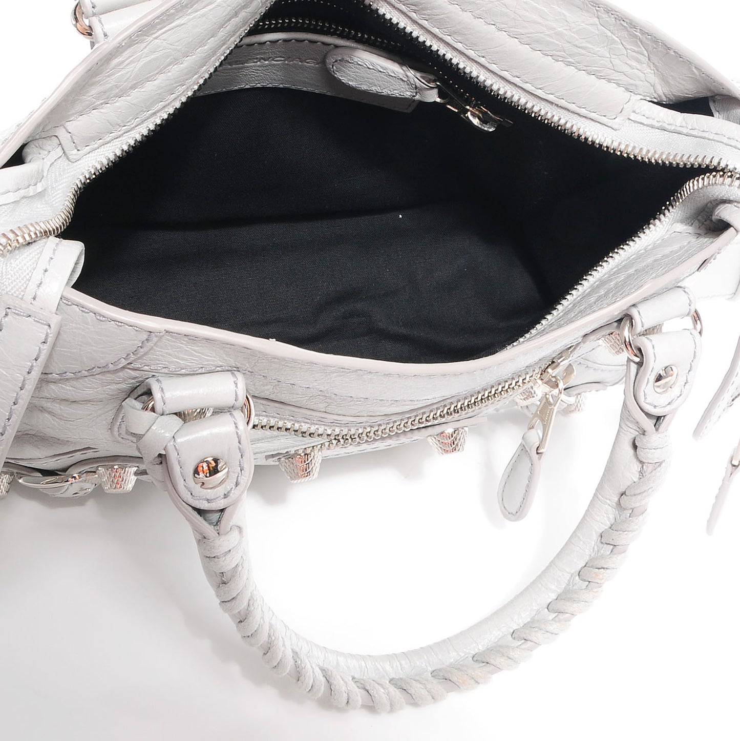 Agneau Giant 12 Silver Hardware Mini City Gris Glace