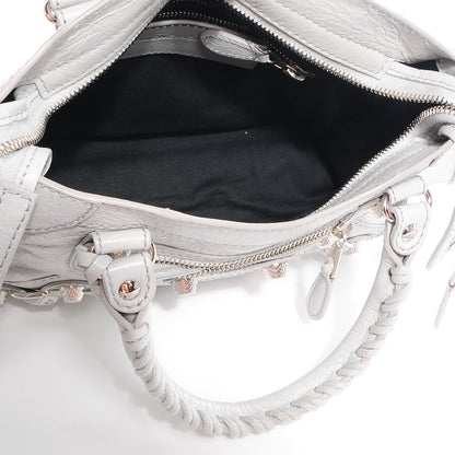Balenciaga Agneau Giant 12 Silver Hardware Mini City Gris Glace 7 of 9