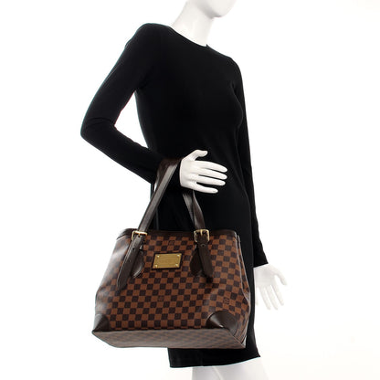 Louis Vuitton Damier Ebene Hampstead MM 2 of 7