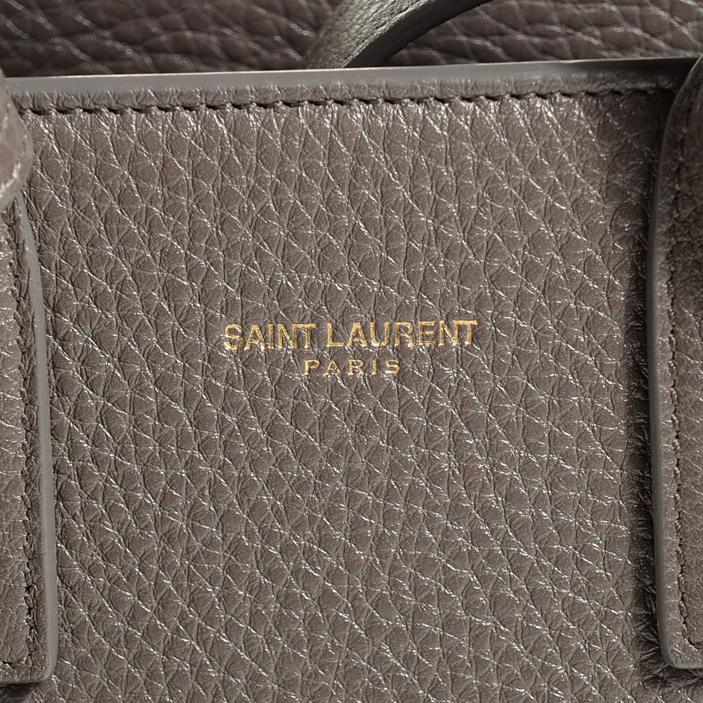 Grained Calfskin Nano Sac De Jour Earth