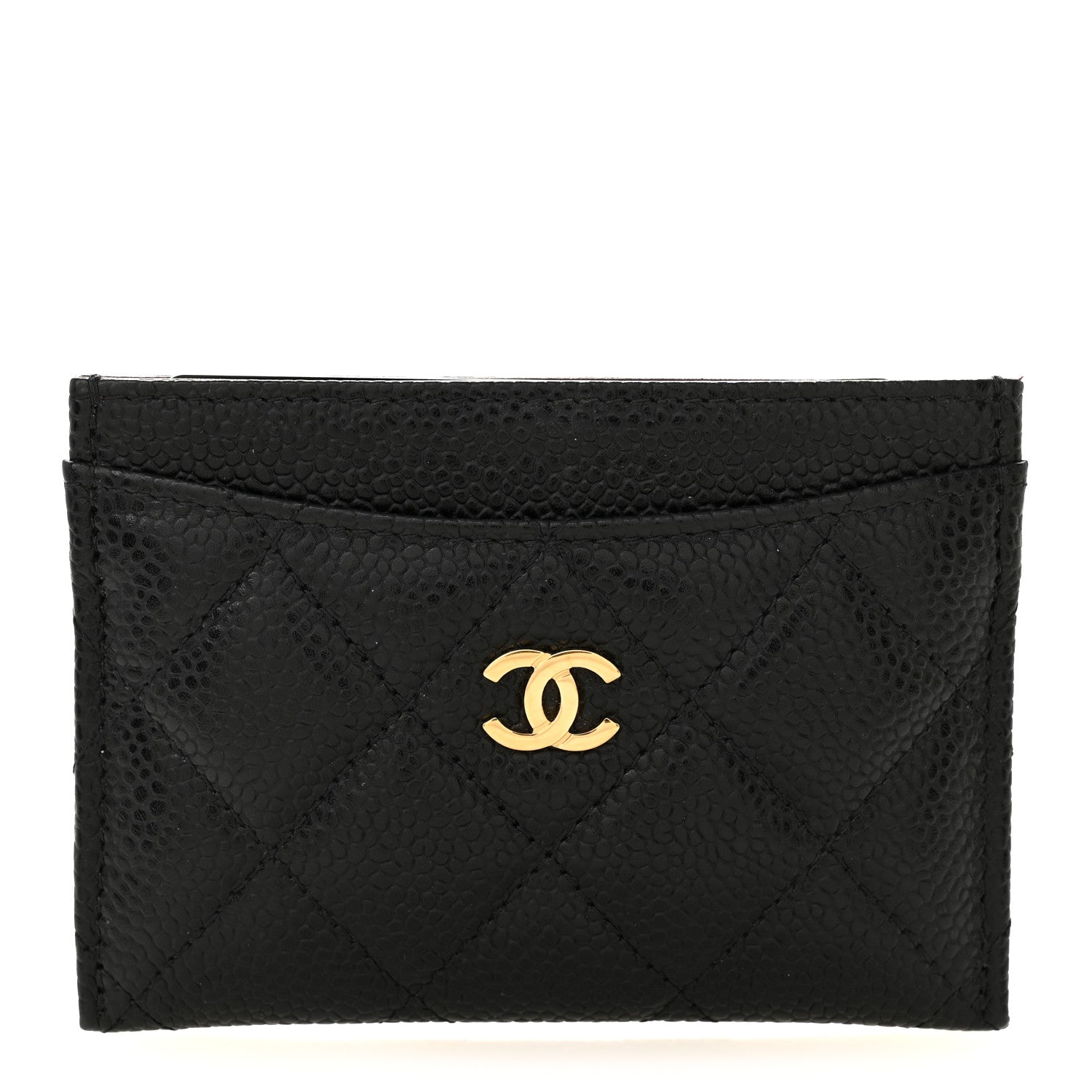 Chanel Caviar Quilted Card Holder Black 1 of 9