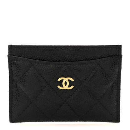 Chanel Caviar Quilted Card Holder Black 1 of 9