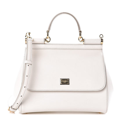 Dolce & Gabbana Dauphine Medium Miss Sicily Satchel White 1 of 9