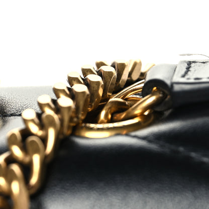 Saint Laurent Calfskin Y Quilted Monogram Medium Loulou Chain Satchel Black 11 of 11
