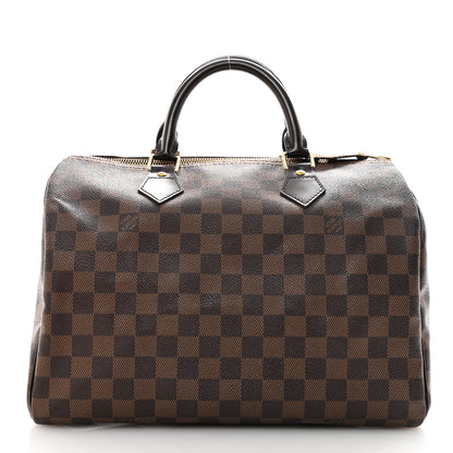 Louis Vuitton Damier Ebene Speedy 30 1 of 10