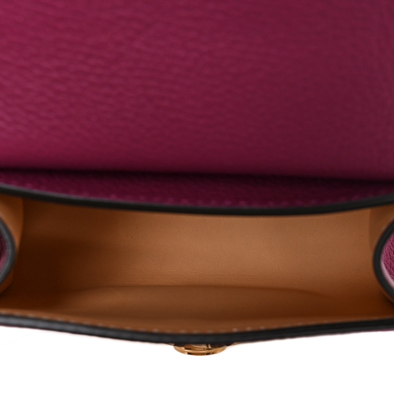Moynat Taurillon Blush Rejane Nano Eggplant 6 of 9