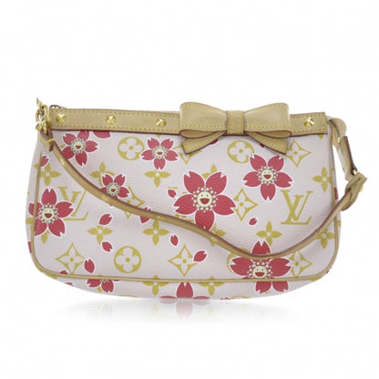 Louis Vuitton Monogram Cherry Blossom Pochette Accessories Red 1 of 7