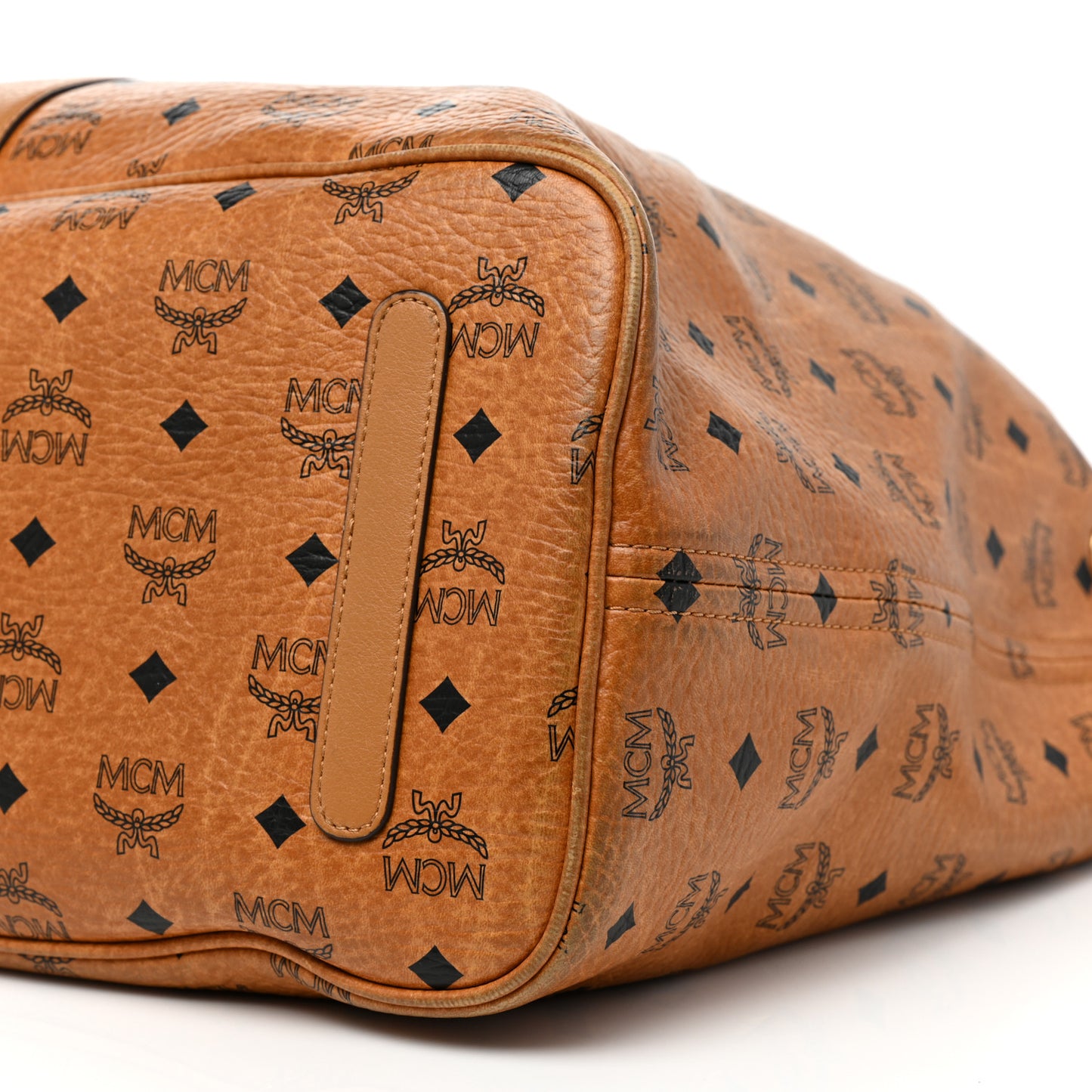 Visetos Large Liz Reversible Shopper Tote Cognac