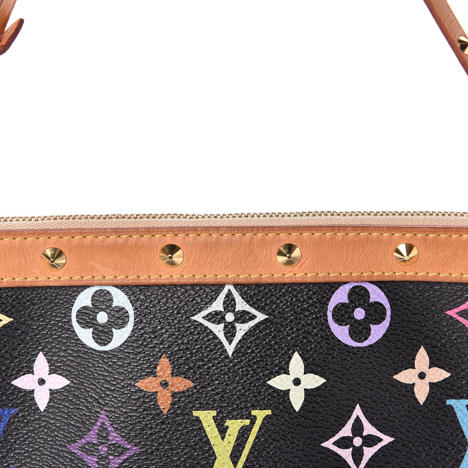 Louis Vuitton Monogram Multicolor Pochette Accessories Black 12 of 16