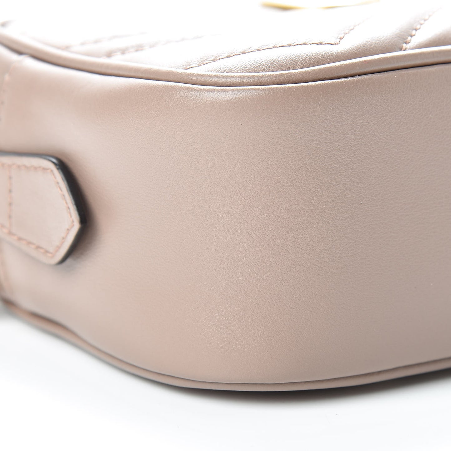 Calfskin Matelasse Mini GG Marmont Chain Shoulder Bag Porcelain Rose