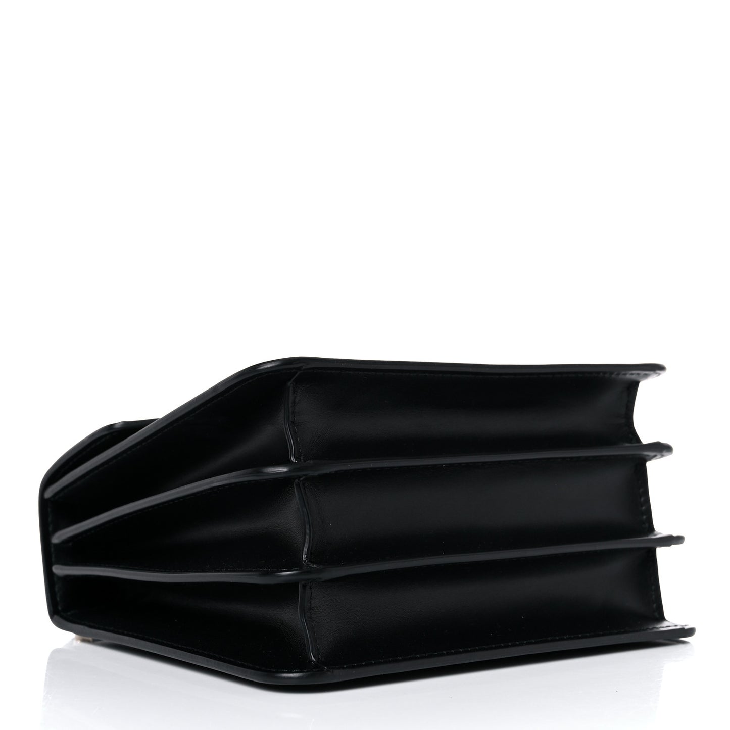 Calfskin Serpenti Forever Top Handle Black