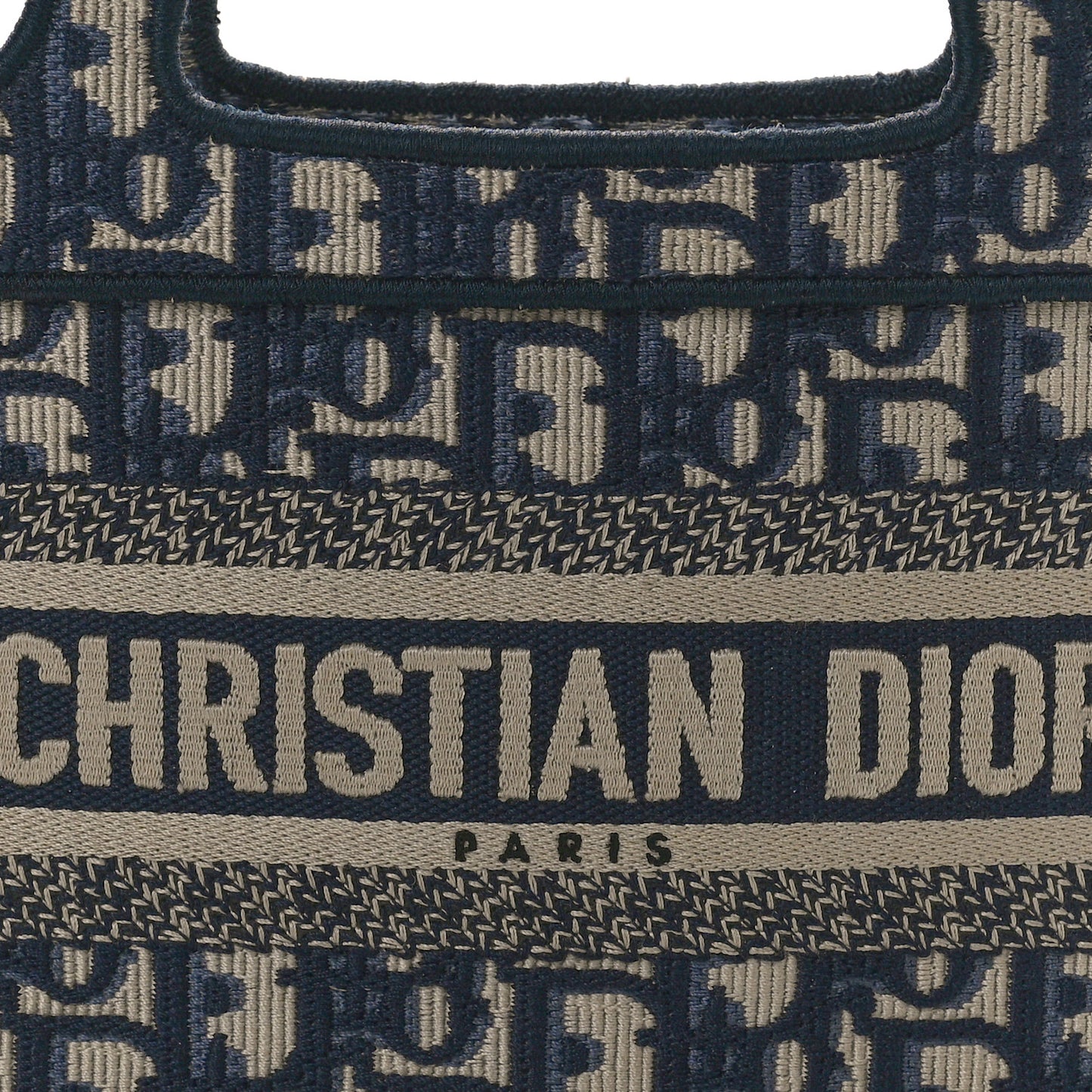 Oblique Mini Book Tote Blue Multicolor