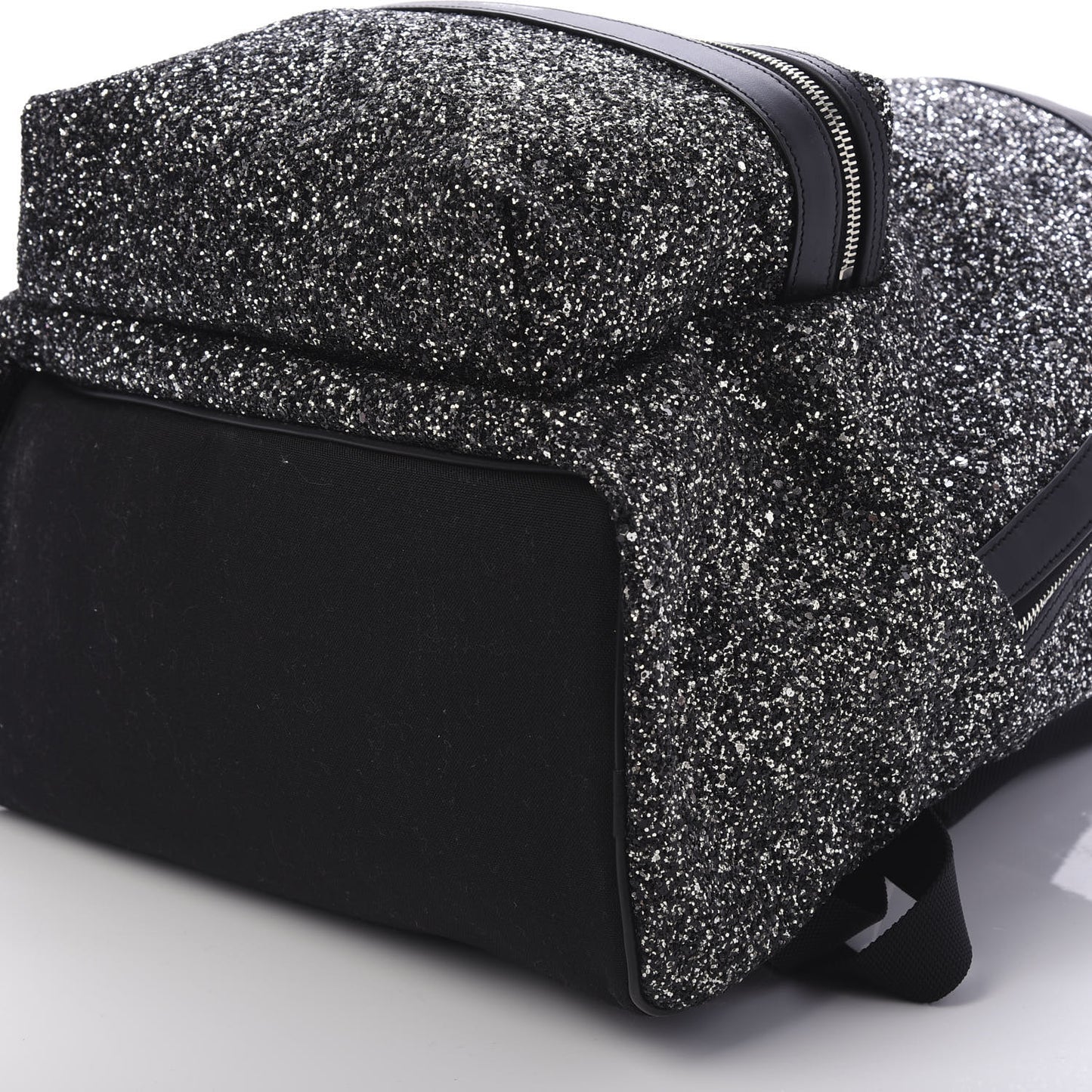 Glitter Canvas City Backpack Gunmetal