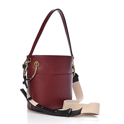 Chloe Smooth Calfskin Small Roy Bucket Bag Plum Purple 5 of 12