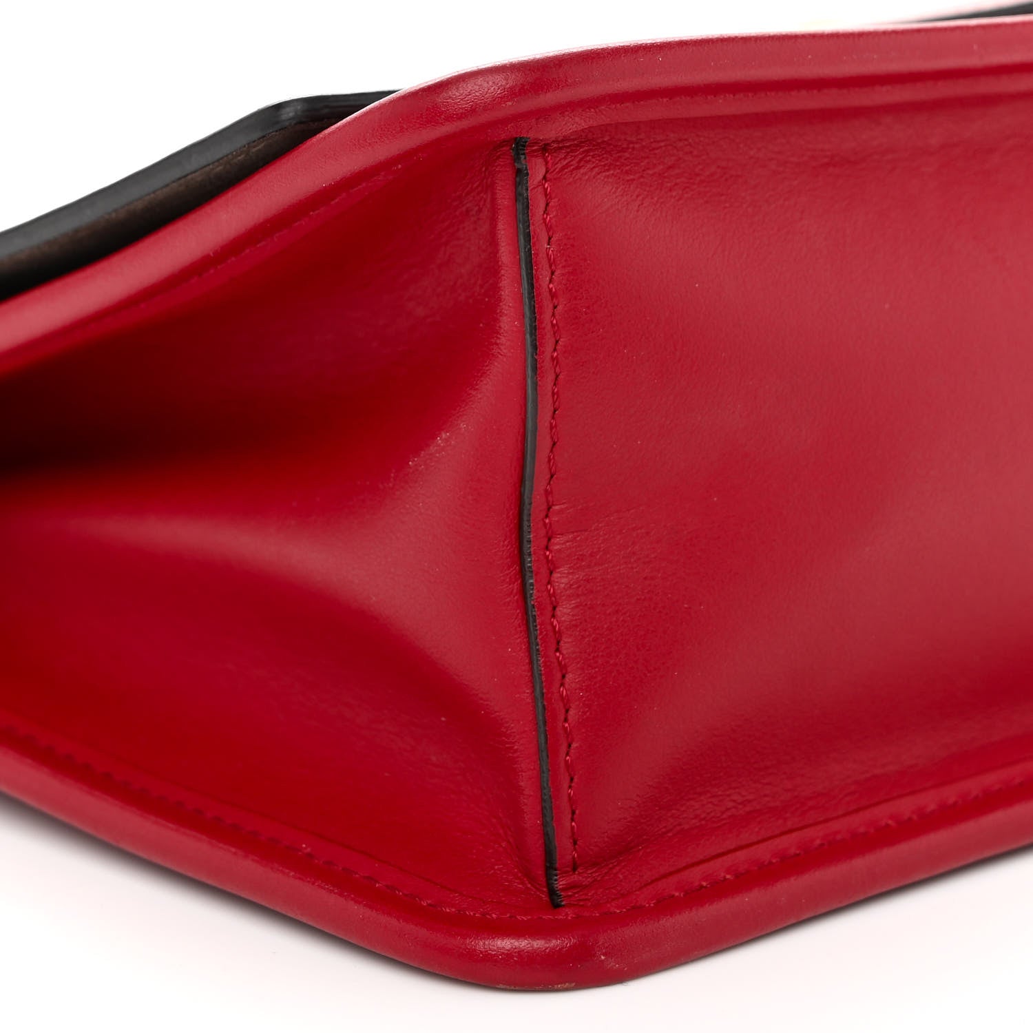 Fendi Vitello Century Opaco F is Fendi Small Kan I Shoulder Bag Fragola 9 of 13